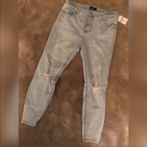 Plus size distressed denim NWT